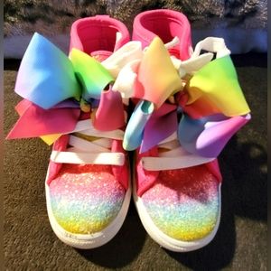 Nickelodeon Jojo Siwa Girl Multi-Stripe High-Top Sneaker, Size 12